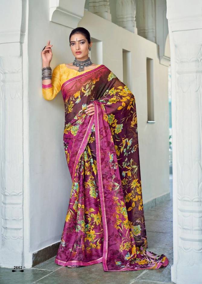 Kashvi Sara Ethnic Wear Wholesale Printed Designer Sarees Catalog